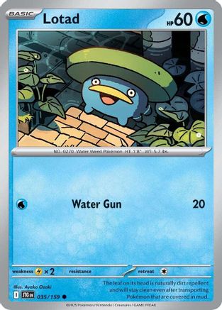 Lotad 35 - SV09 Journey Together Reverse Holofoil