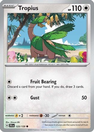 Tropius 123 - SV09 Journey Together