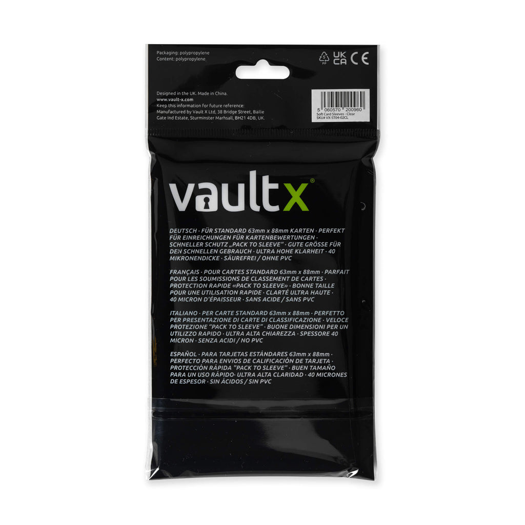 Vault X: Soft Card [Sleeves]