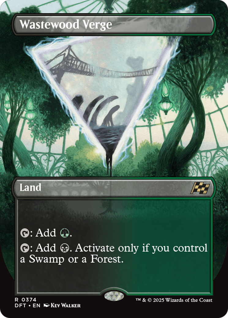Wastewood Verge (DFT-374) - Aetherdrift (Borderless) Foil