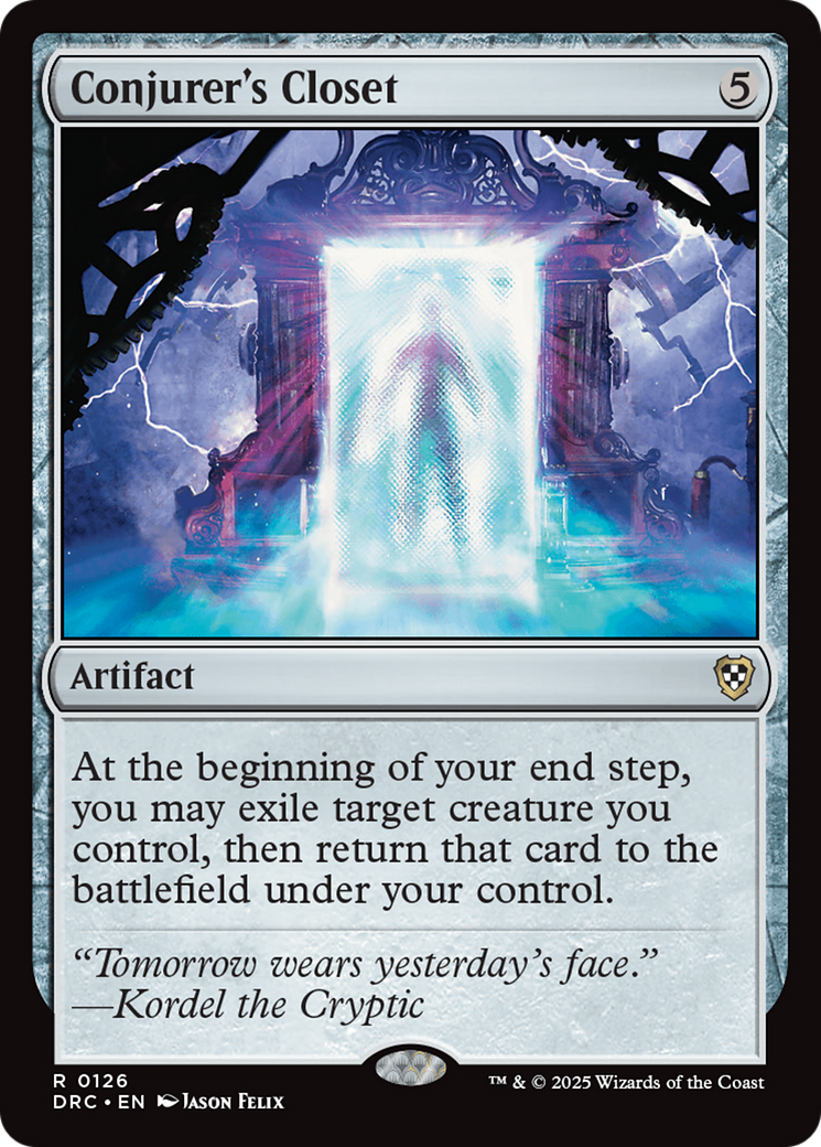 Conjurer's Closet (DRC-126) - Commander: Aetherdrift Foil