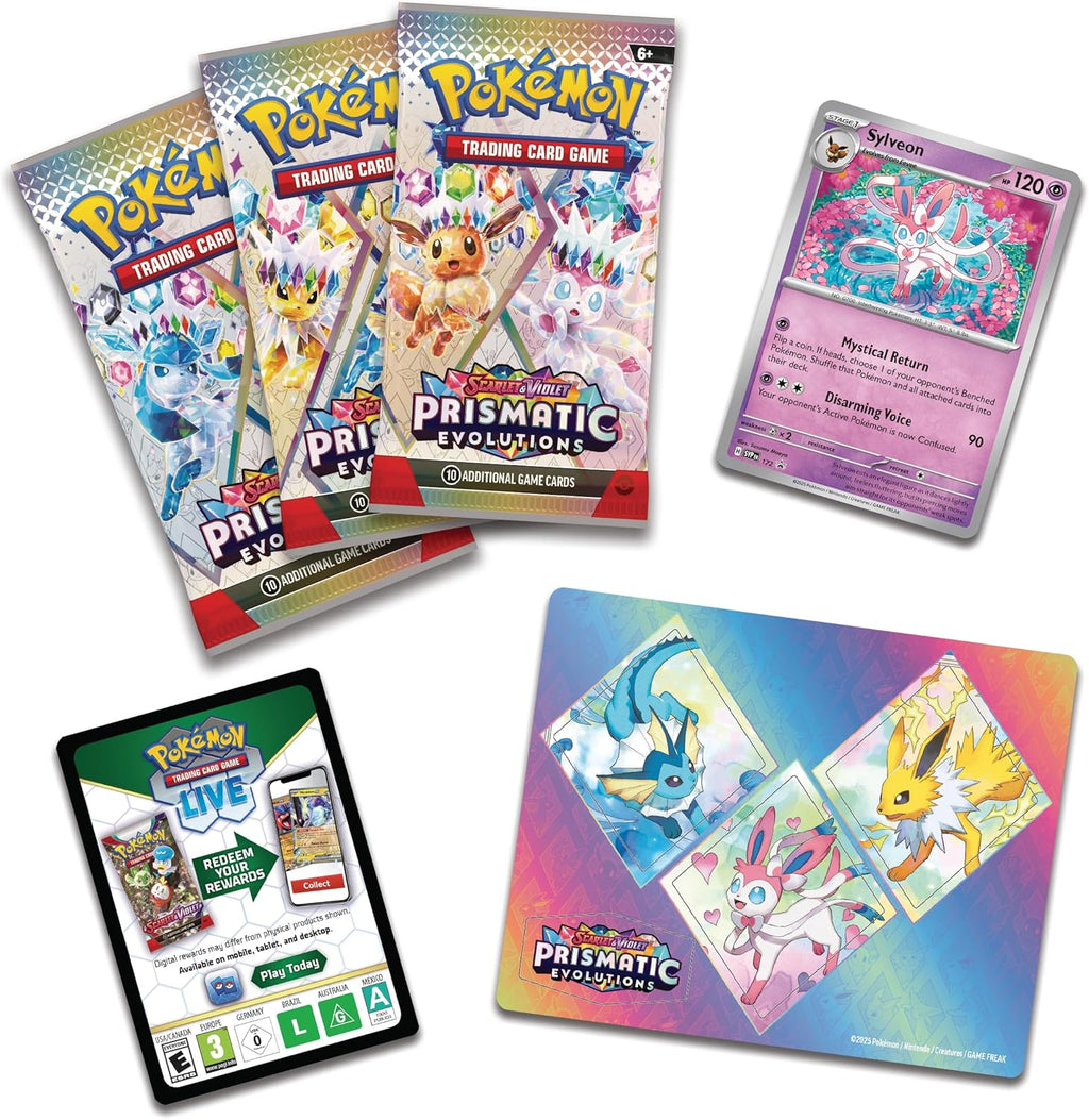Pokemon English - Prismatic Evolutions - Tech Sticker Collection [Sylveon]