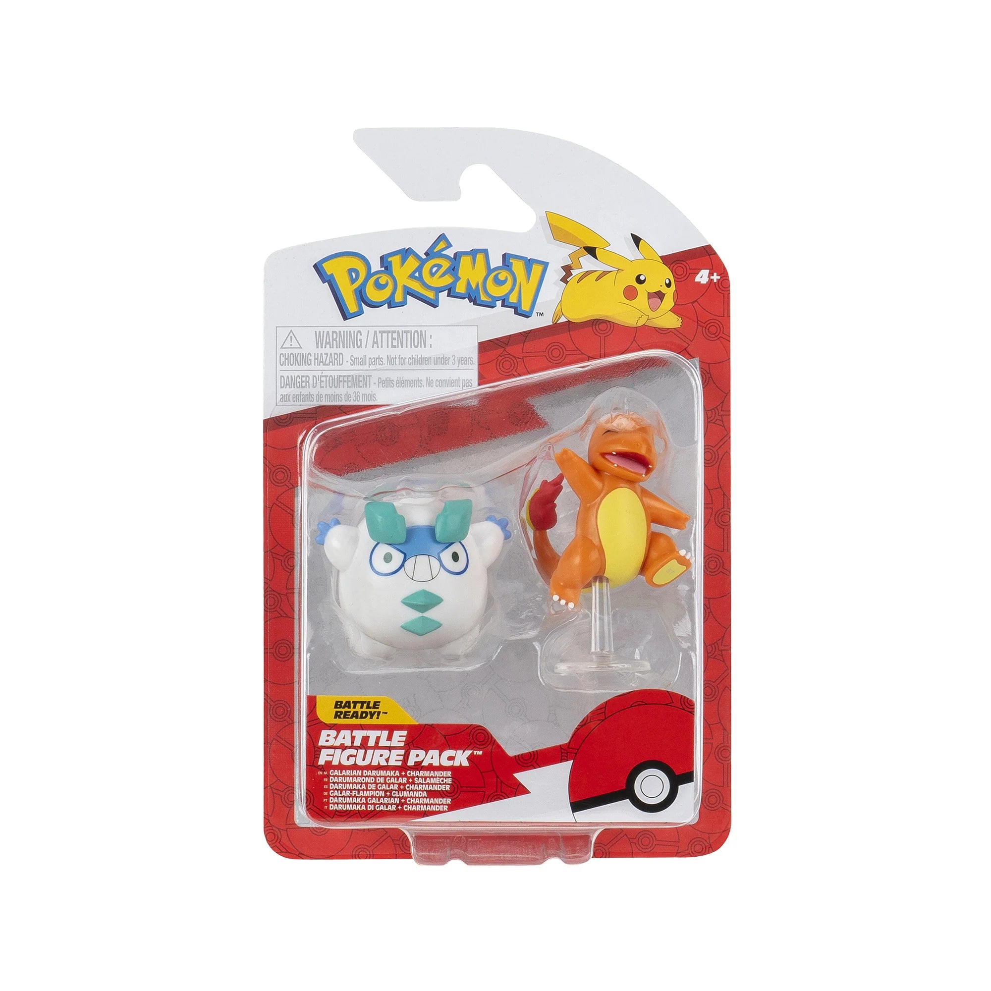 Pokemon: Galarian Darumaka & Charmander #5 - 2 Pack Battle [Figure]