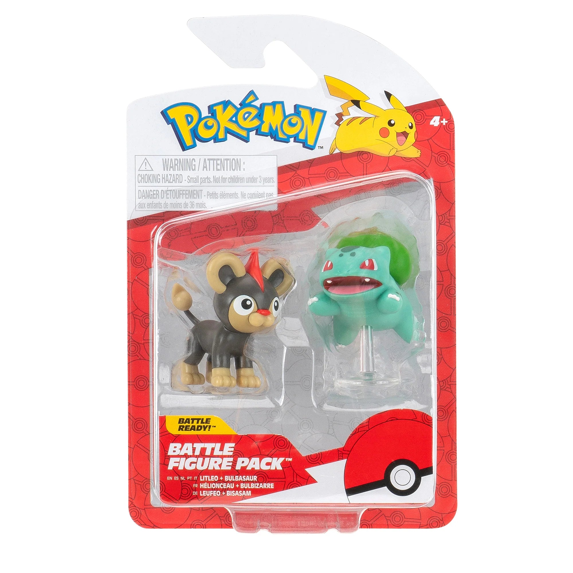 Pokemon: Litleo & Bulbasaur #5 - 2 Pack Battle [Figure]