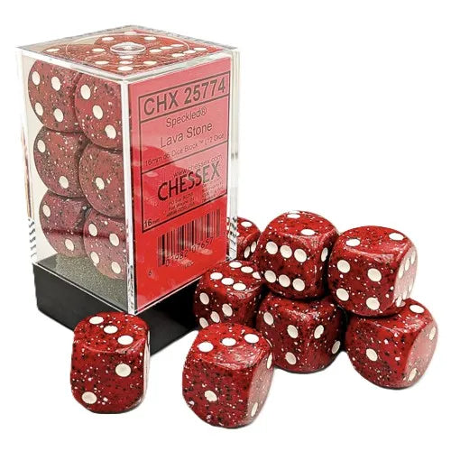 Chessex: 16mm D6 - 12CT [Dice Set]