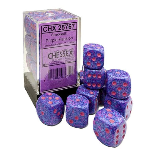 Chessex: 16mm D6 - 12CT [Dice Set]