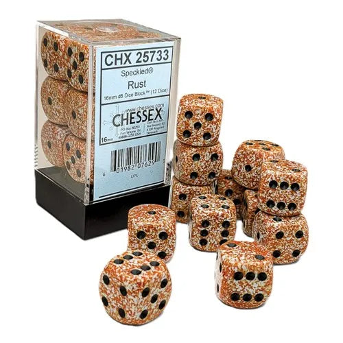 Chessex: 16mm D6 - 12CT [Dice Set]