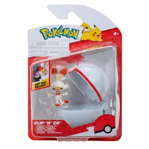 Pokemon: Scorbunny Premier Ball - Clip N Go Battle [Figure]