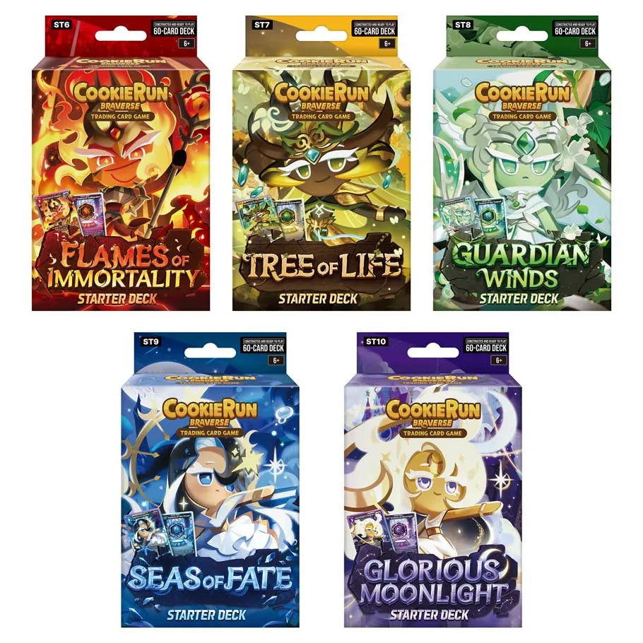 CookieRun TCG: Legendary Cookie - 5 Decks [Starter Deck Assortment]