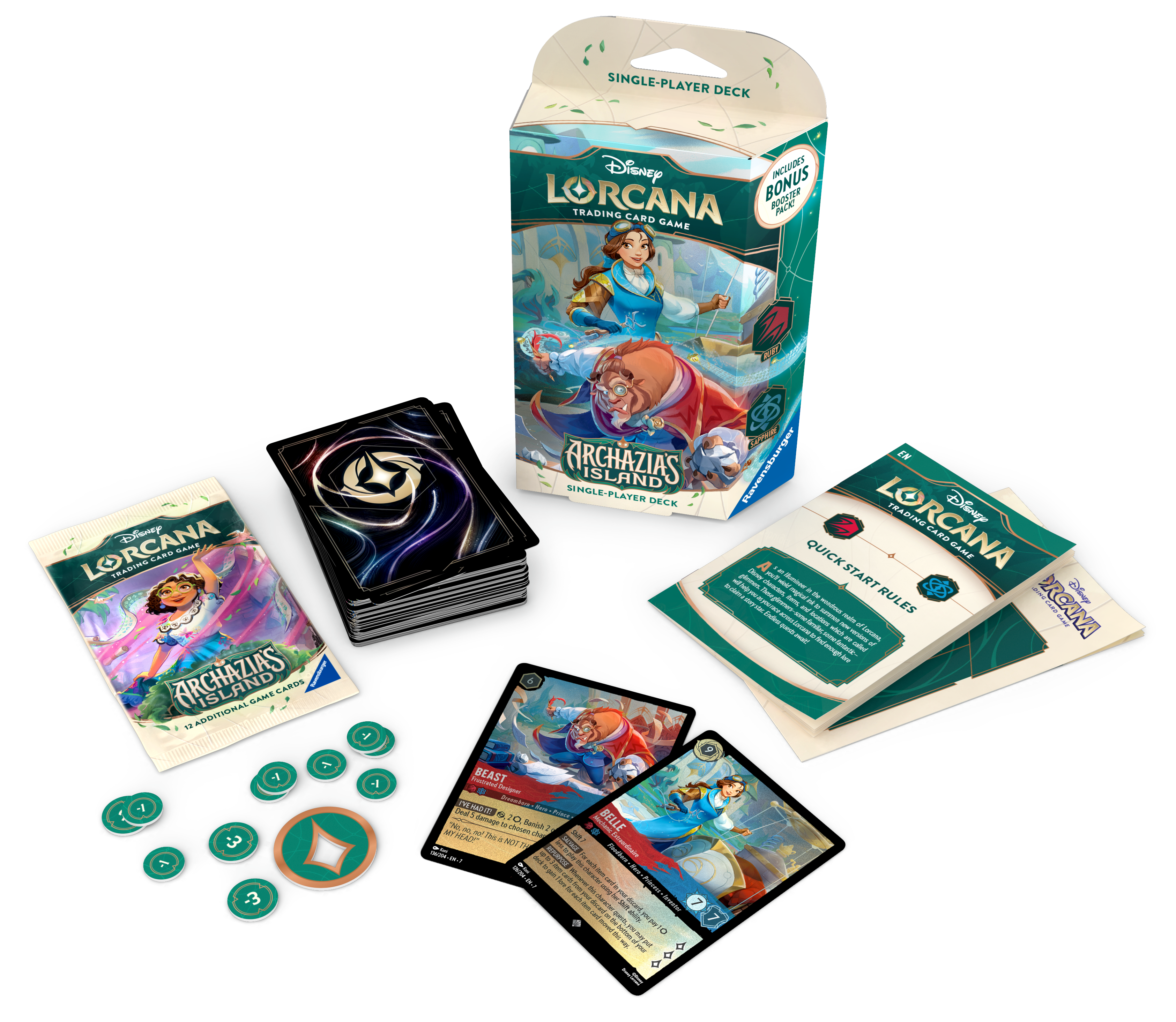 Disney Lorcana TCG - Archazia's Island - Ruby and Sapphire [Starter Deck]