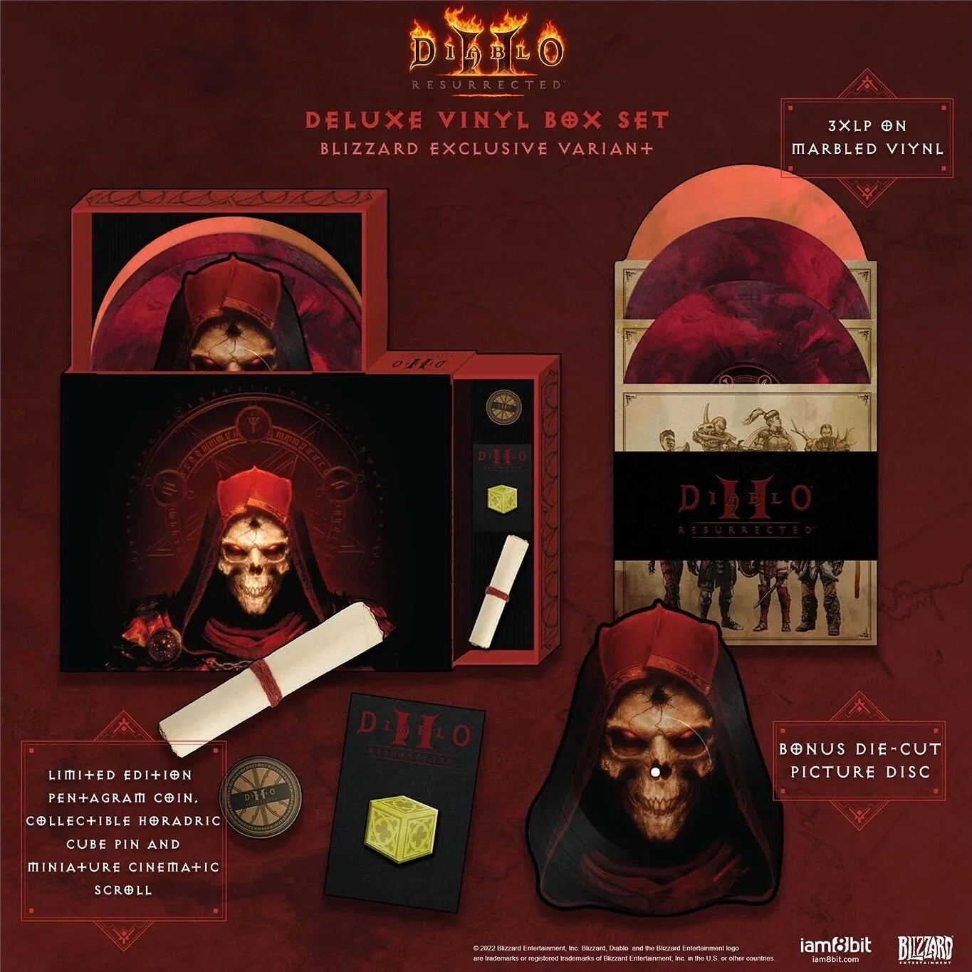 Diablo II: Resurrected 3×LP Deluxe - Limited Collector’s Edition [Vinyl Box Set]