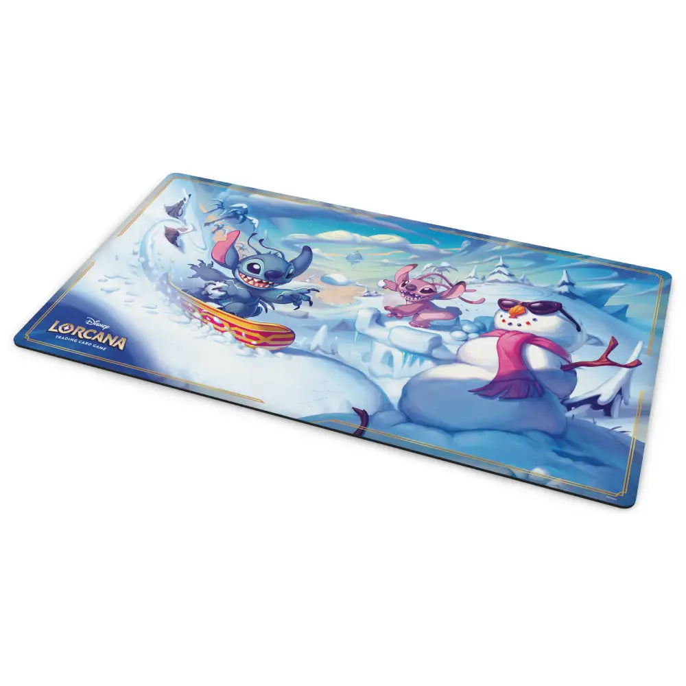 Disney Lorcana TCG: Hyperia City - Snowboarding Stitch [Playmat]