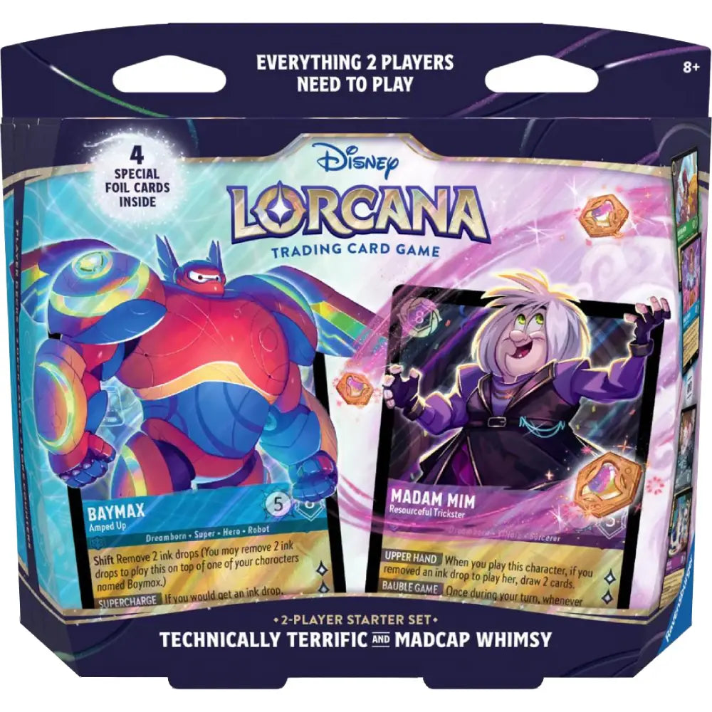 Disney Lorcana TCG: Technically Terrific and Madcap Whimsy  [Two-Player Starter Deck]