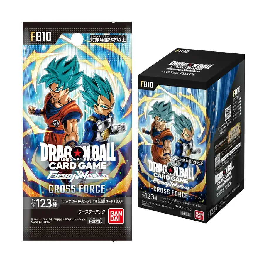 Dragon Ball Super: Fusion World: Japanese - Cross Force FB10 [Booster Box]