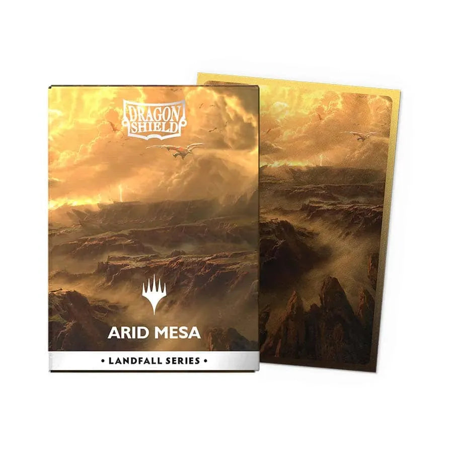 Dragon Shield: Magic the Gathering: Landfall Series: Arid Mesa (100) Dual Matt [Sleeves]