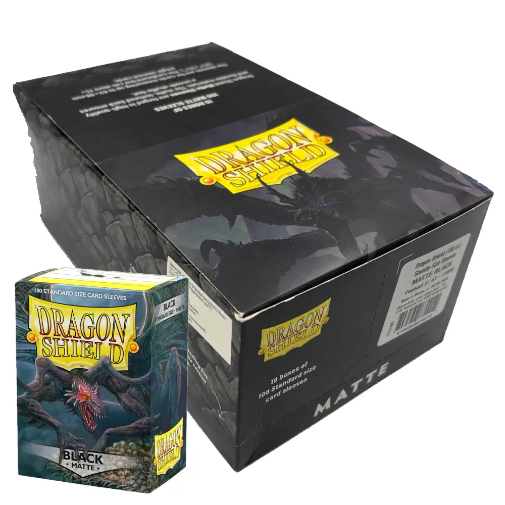 Dragon Shield: Matte - Black [Sleeve Display]
