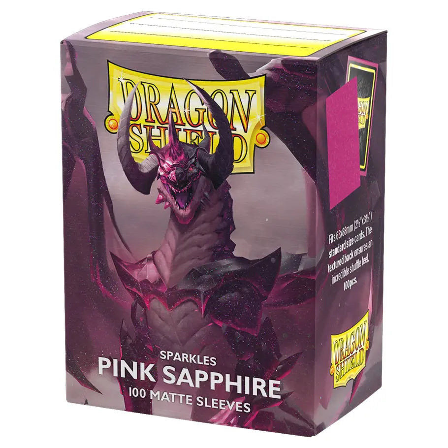 Dragon Shield: Matte - Pink Sapphire [Sleeves] Dragon Shield
