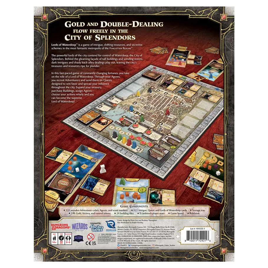 Dungeons and Dragons: Lords of Waterdeep [Boardgame]