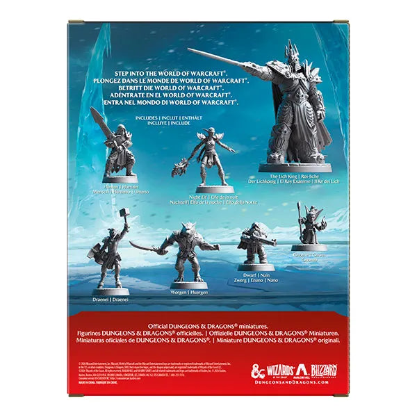 Dungeons and Dragons: World of Warcraft - Alliance and The Lich King [Unpainted Minis]