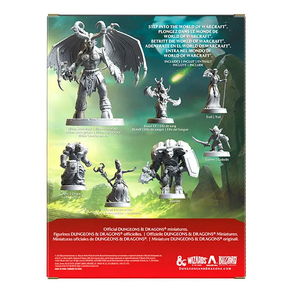 Dungeons and Dragons: World of Warcraft - Horde and Illidan [Unpainted Minis]