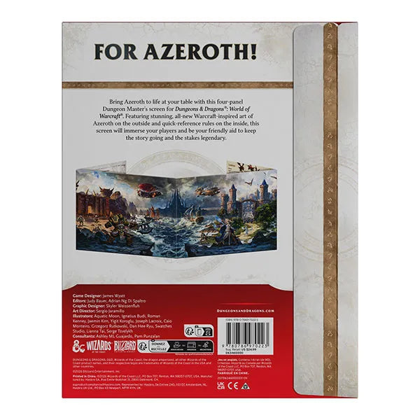 Dungeons and Dragons: World of Warcraft [DM Screen]
