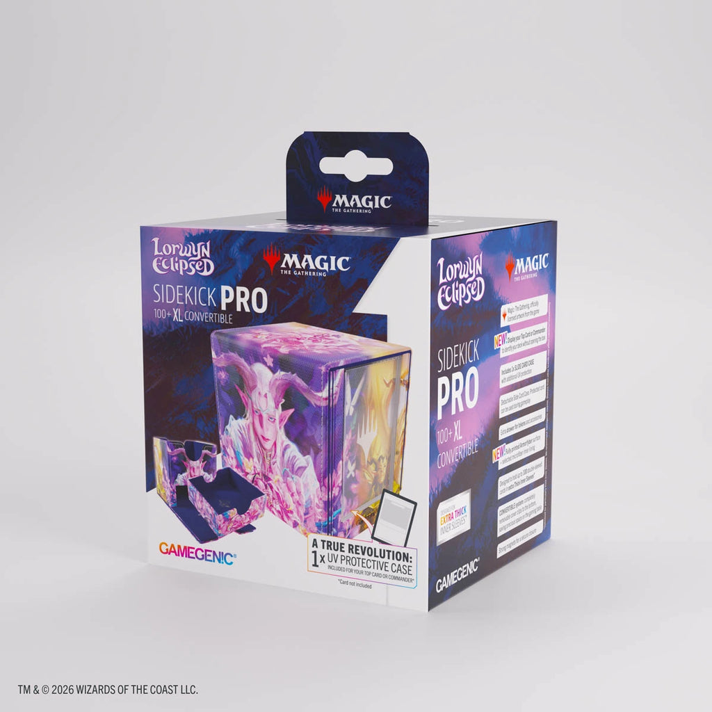 Gamegenic: Magic the Gathering - Lorwyn Eclipsed: Sidekick Pro 100+ XL Convertible - Morcants Loyalist and Dawnhand Eulogist [Deck Box]