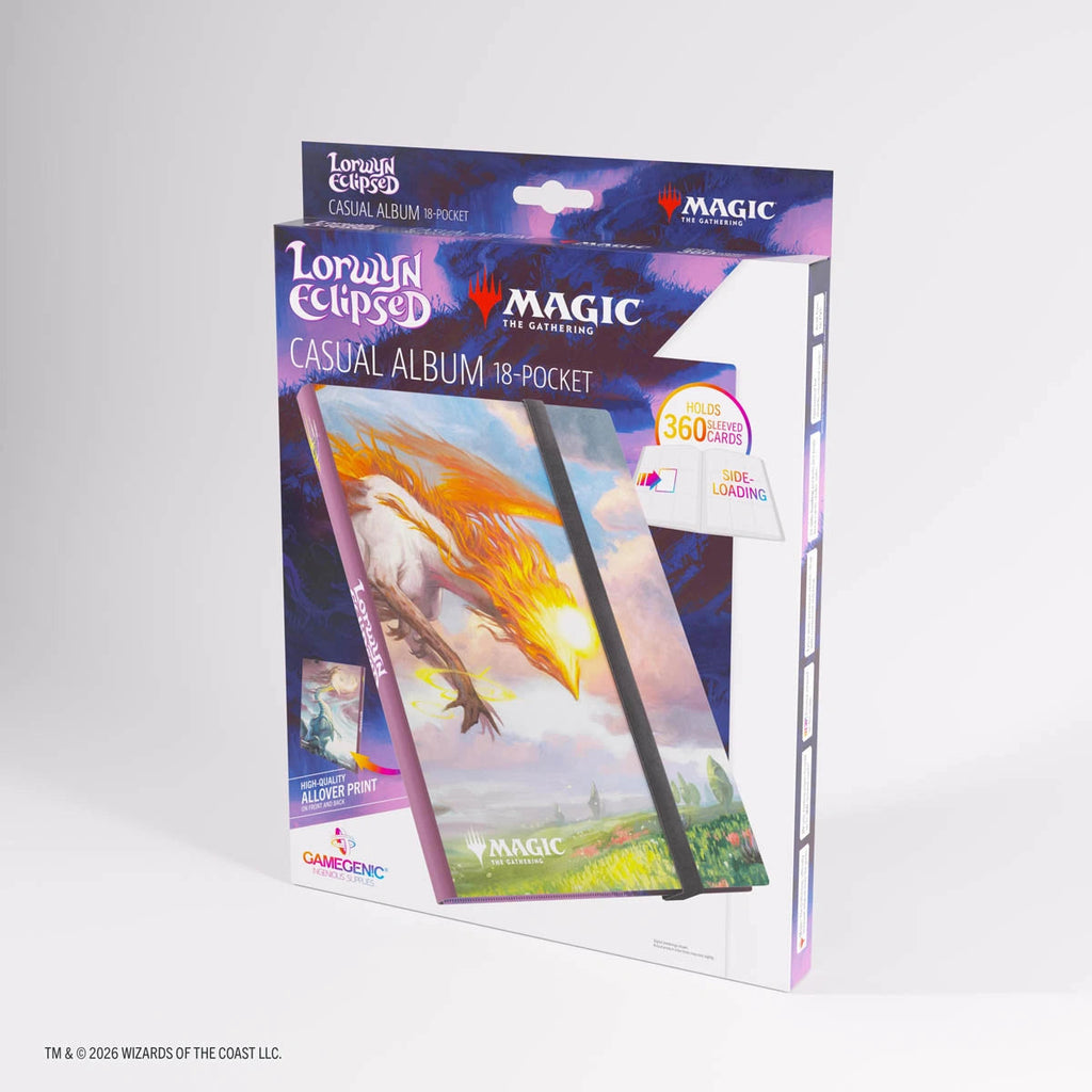 Gamegenic: Magic the Gathering - Lorwyn Eclipsed: 18-Pocket Casual Album - Eirdu, Carrier of Dawn/Isilu, Carrier of Twilight [Strap Binder] GameGenic