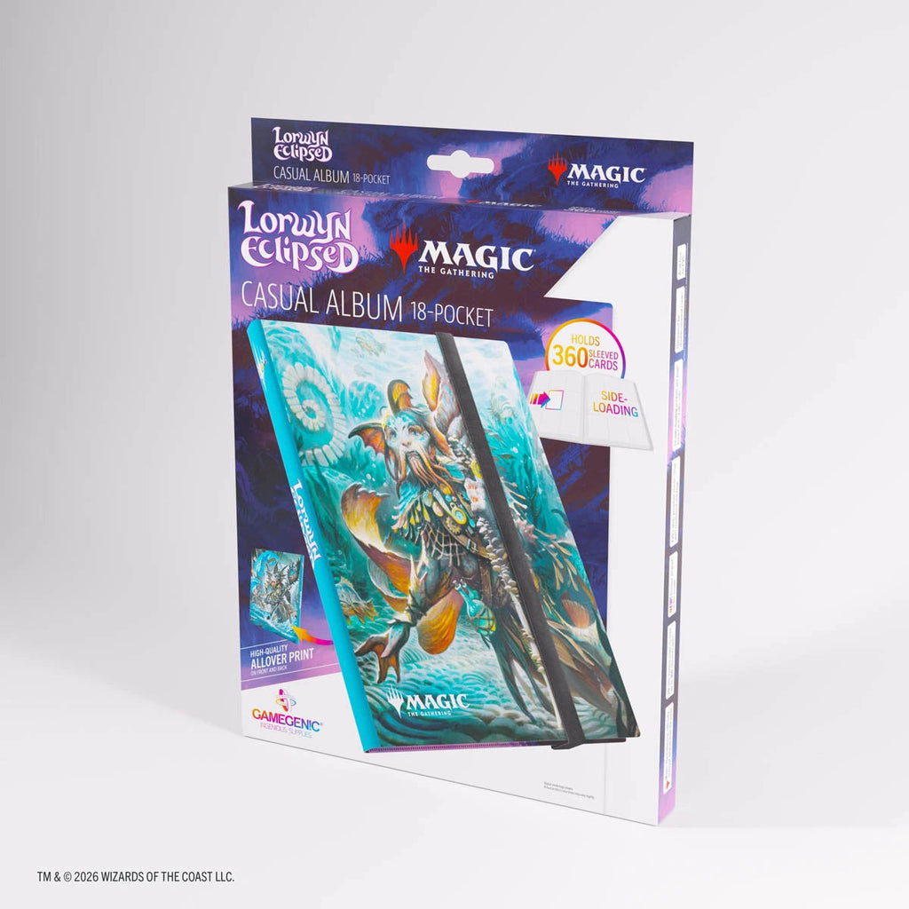 Gamegenic: Magic the Gathering - Lorwyn Eclipsed: 18-Pocket Casual Album - Sygg, Wanderwine Wisdom/Sygg, Wanderbrine Shield [Strap Binder] GameGenic