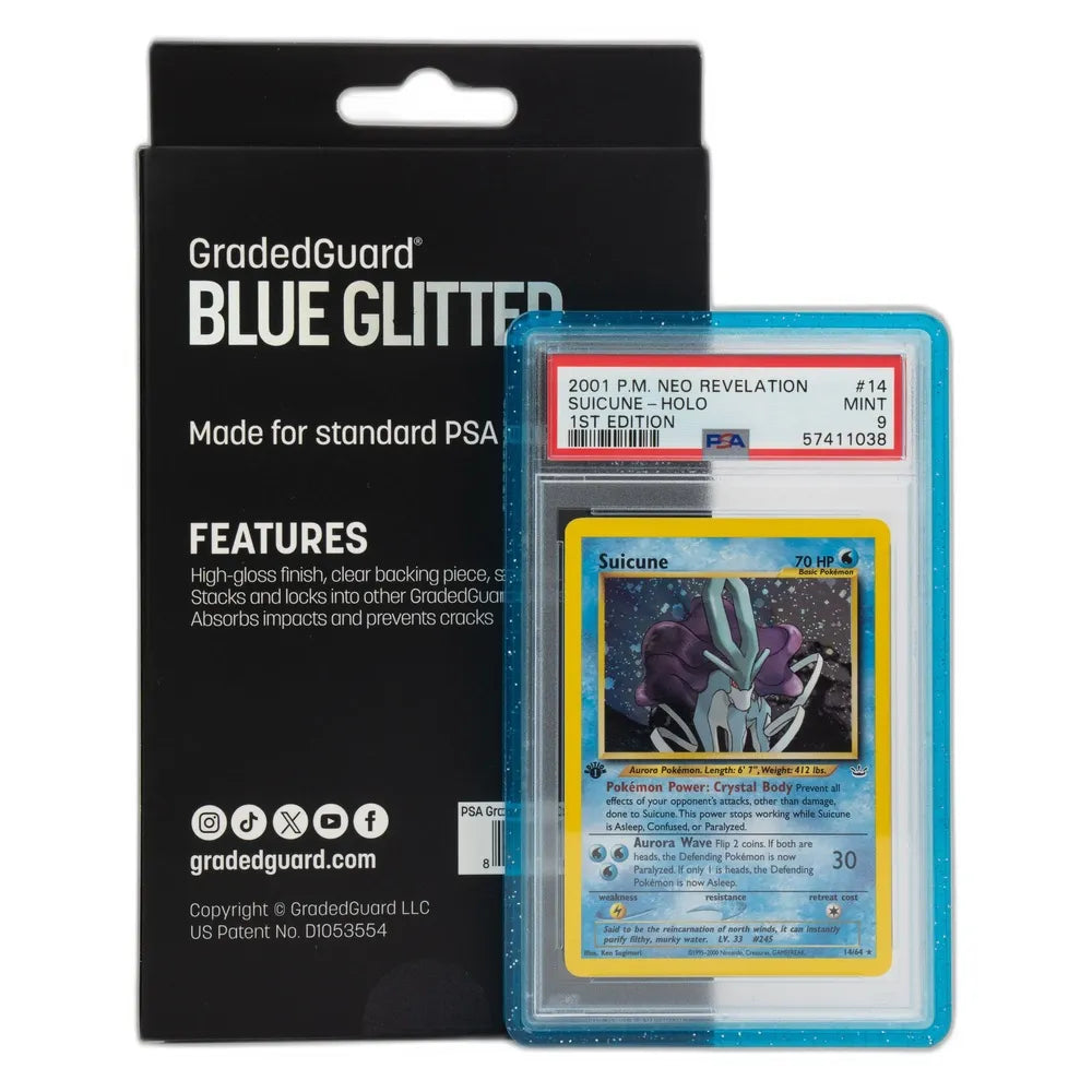 GradedGuard: PSA - Blue Glitter - Limited Edition - Hobby Store Exclusive [Graded Case]