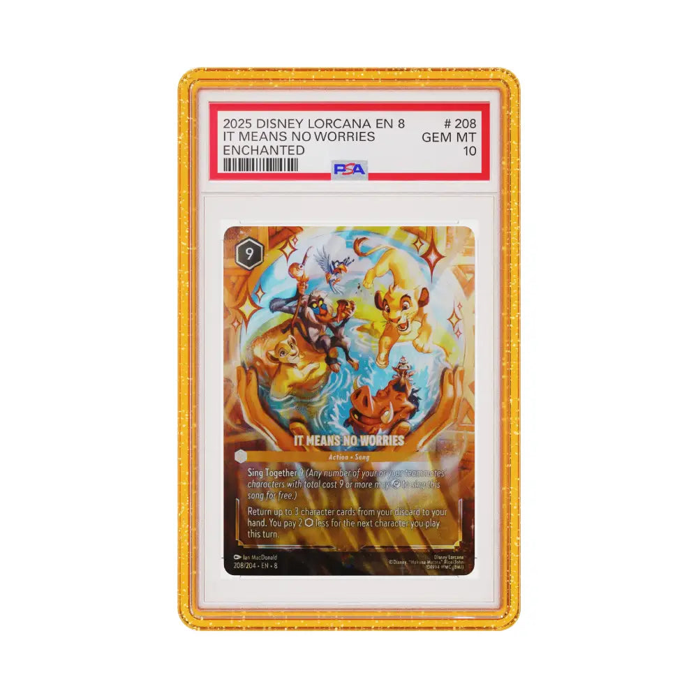 GradedGuard: PSA - Yellow Glitter - Limited Edition - Hobby Store Exclusive [Graded Case]