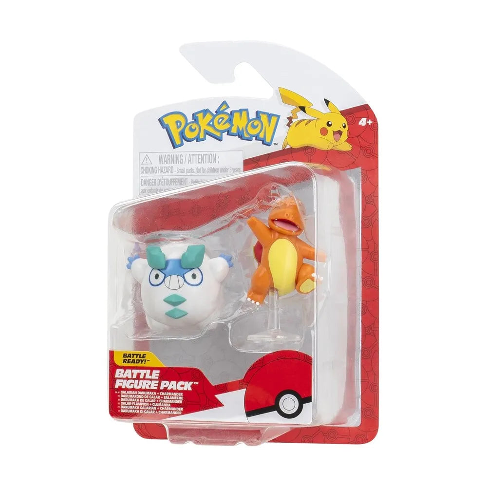 Pokemon: Galarian Darumaka & Charmander #5 - 2 Pack Battle [Figure]