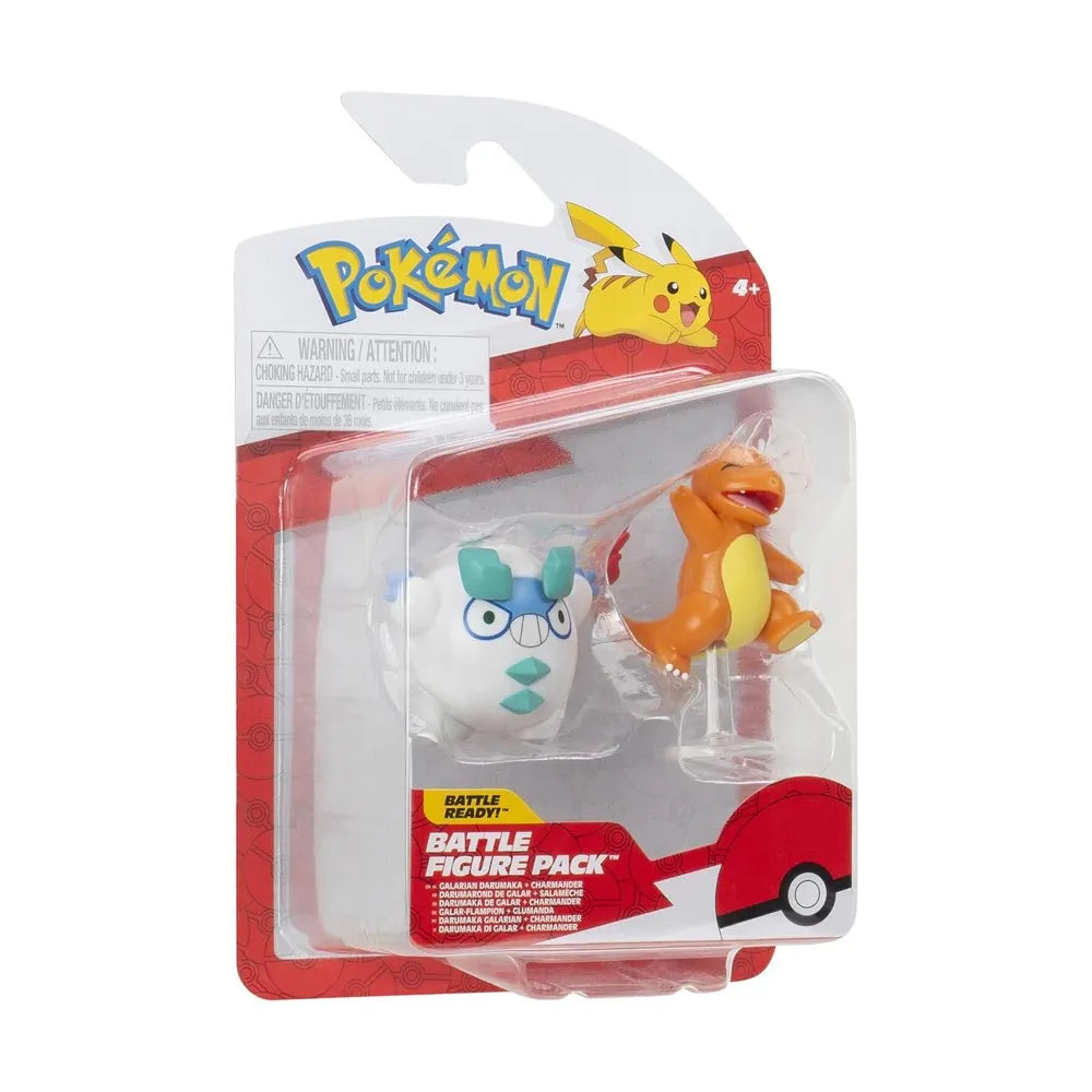 Pokemon: Galarian Darumaka & Charmander #5 - 2 Pack Battle [Figure]