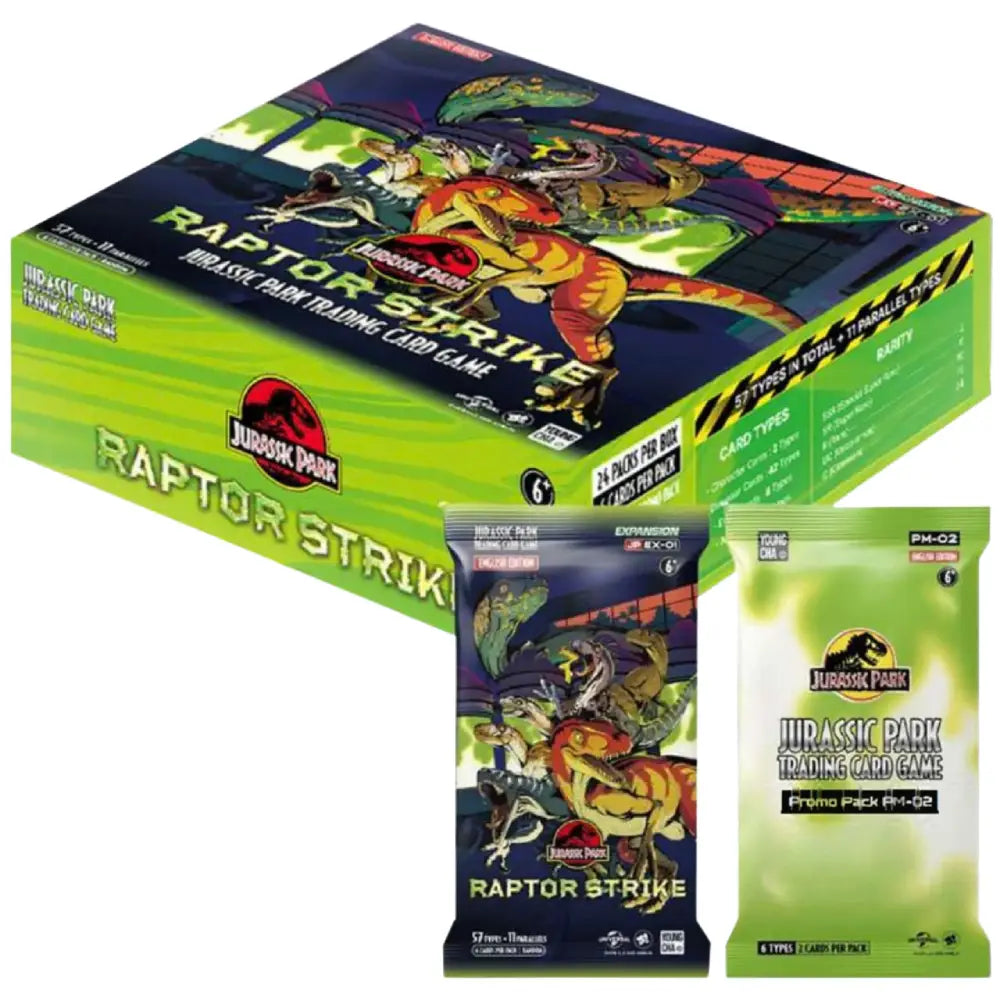 Jurassic Park TCG: Raptor Strike (EX-01) [Booster Box] – Blue Mist