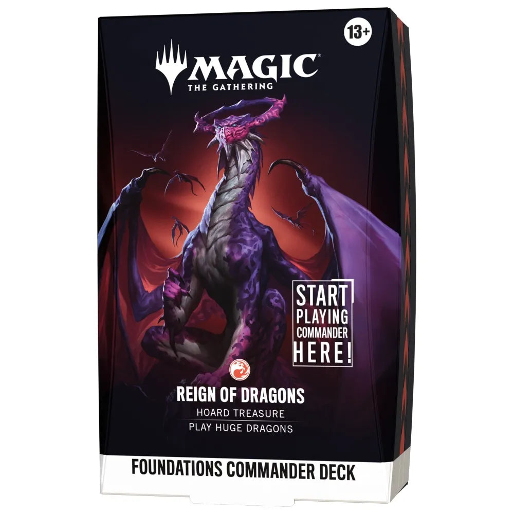 Magic the Gathering: Foundations - Reign of Dragons [Commander Deck]