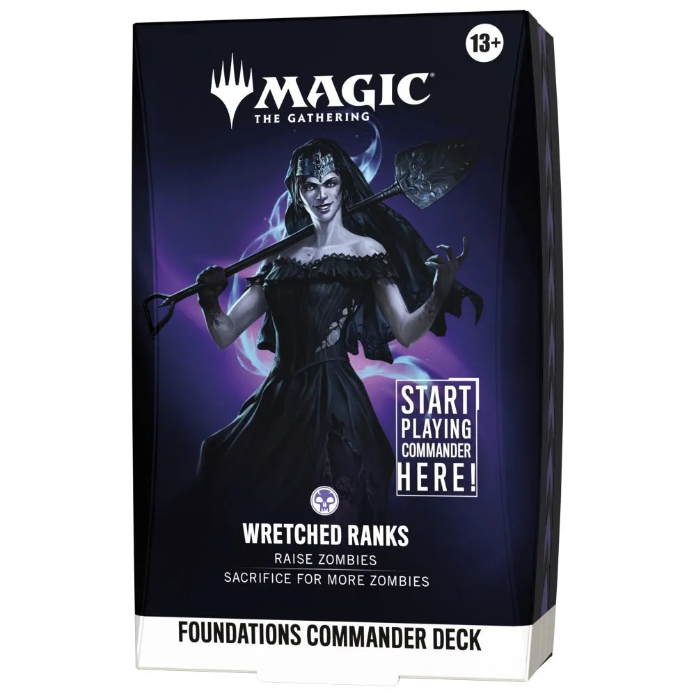 Magic User Ranks MTG Foundations - Wretched Ranks - Commander Deck | Blue Mist