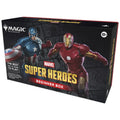 Marvel Super Heroes beginner box packaging with Captain America and Iron Man on a black background