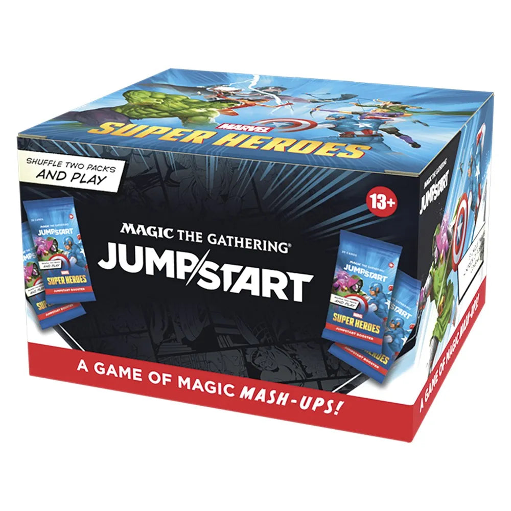 Box of Magic the Gathering Jumpstart Super Heroes game