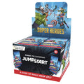 Marvel Super Heroes and Magic the Gathering Jumpstart game packaging on a white background