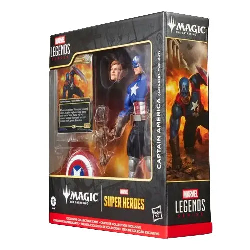 Marvel Legends Series: Magic the Gathering: Captain America and Promo Card [Action Figure]