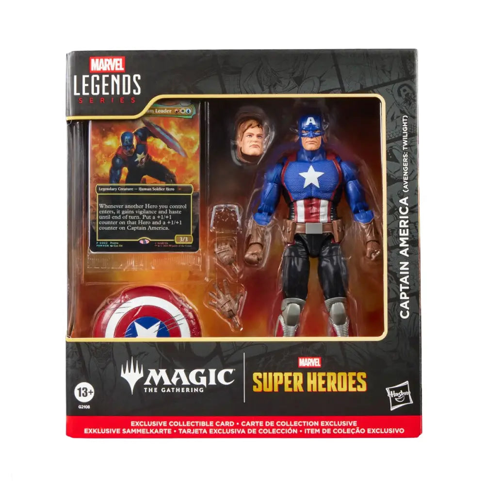 Marvel Legends Series: Magic the Gathering: Captain America and Promo Card [Action Figure]