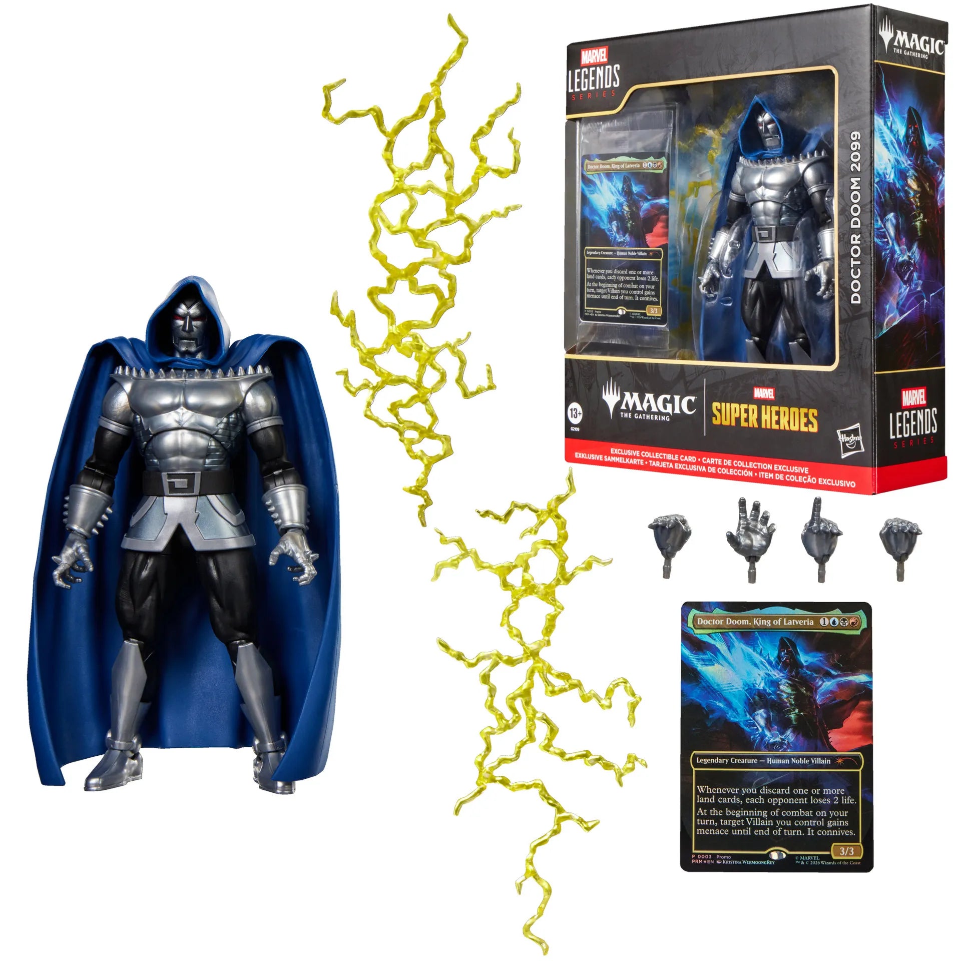 Marvel Legends Series: Magic the Gathering - Doctor Doom 2099 and Promo Card [Figure]