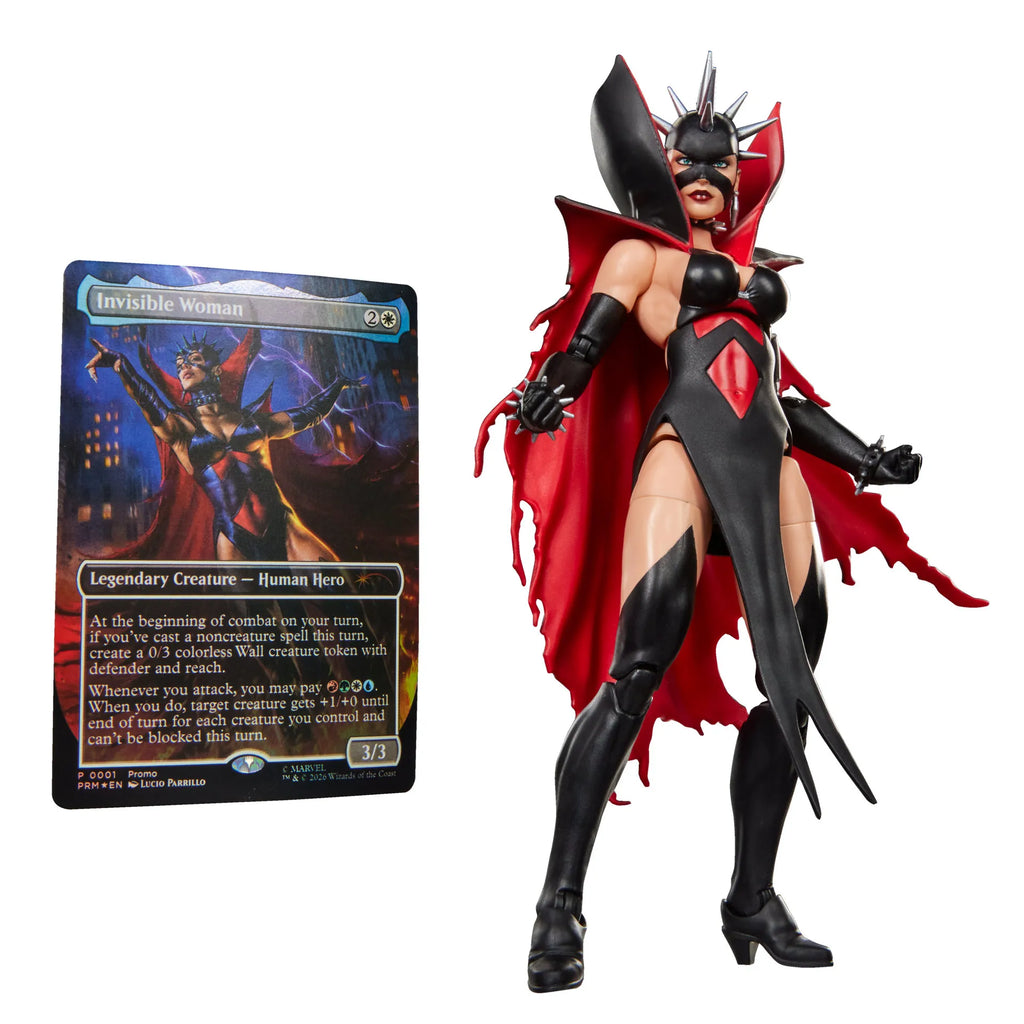 Marvel Legends Series: Magic the Gathering: Malice (Sue Storm) and Promo Card [Action Figure]