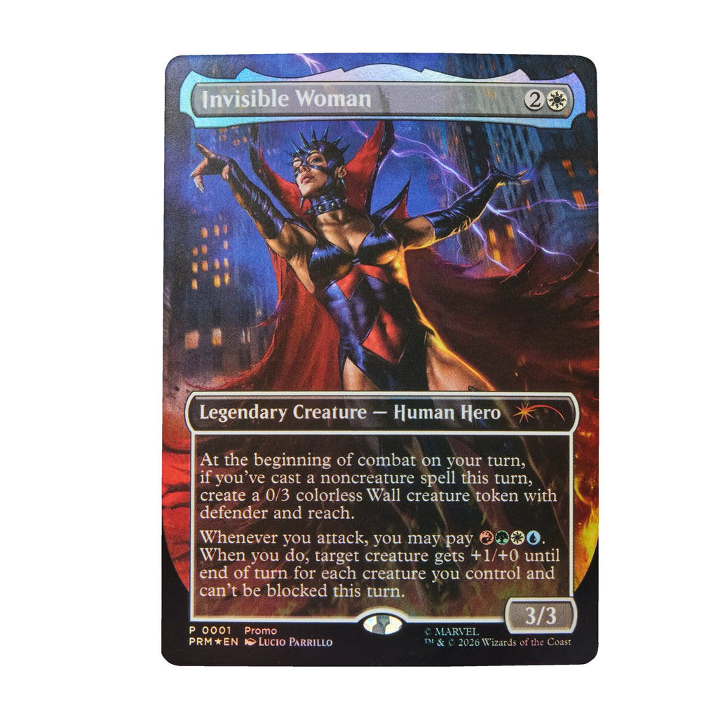 Marvel Legends Series: Magic the Gathering: Malice (Sue Storm) and Promo Card [Action Figure]