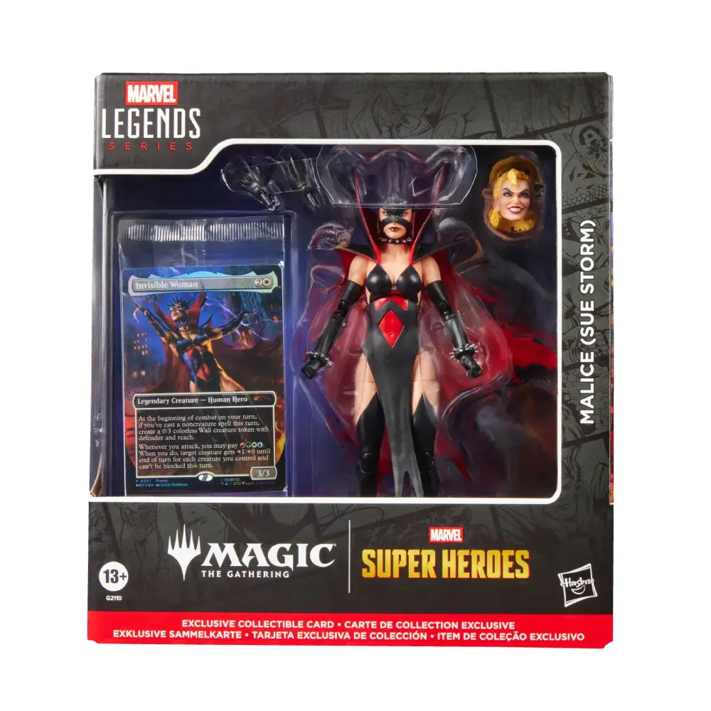 Marvel Legends Series: Magic the Gathering: Malice (Sue Storm) and Promo Card [Action Figure]