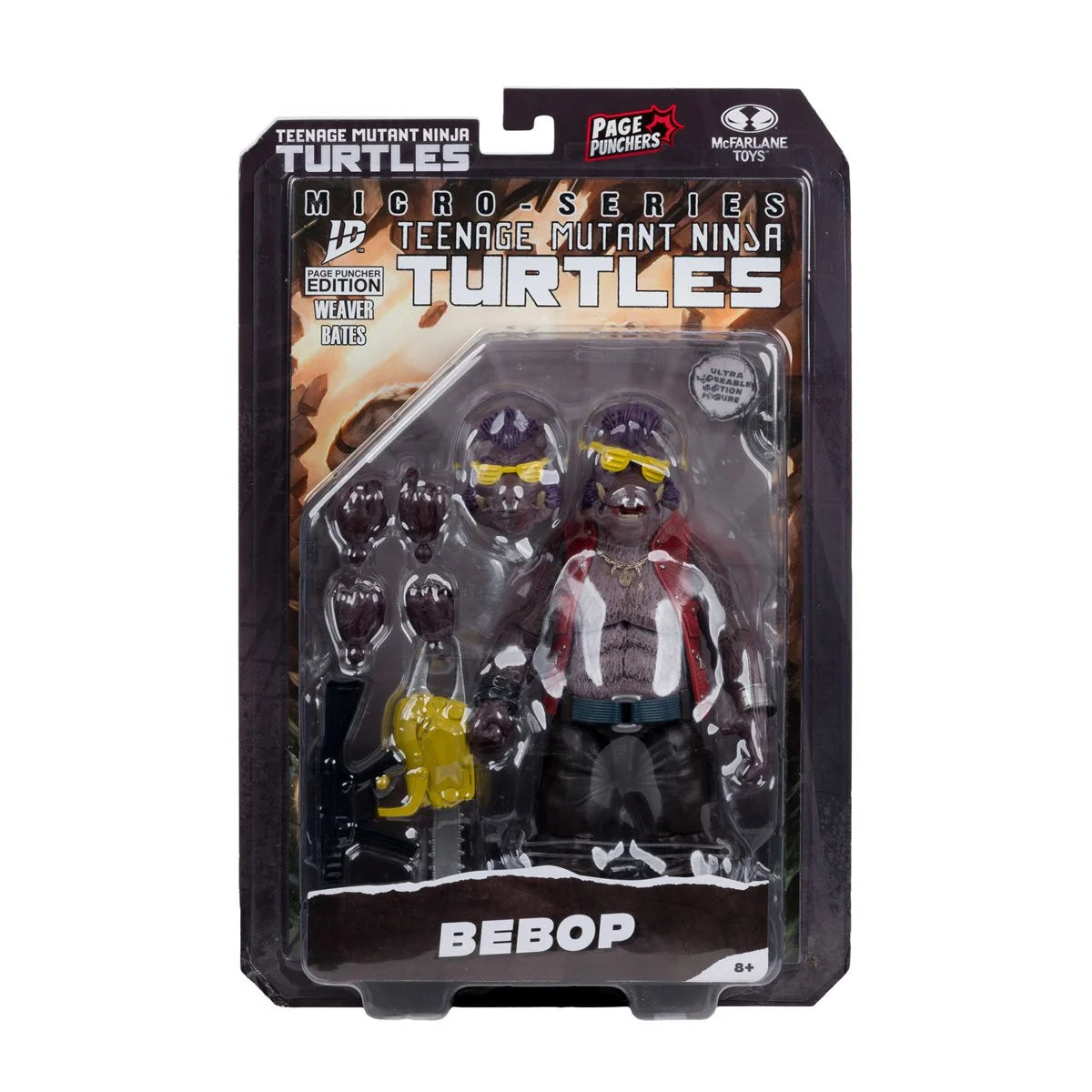 McFarlane Toys: Teenage Mutant Ninja Turtles - Page Punchers - Bebop with Comic [Figure]