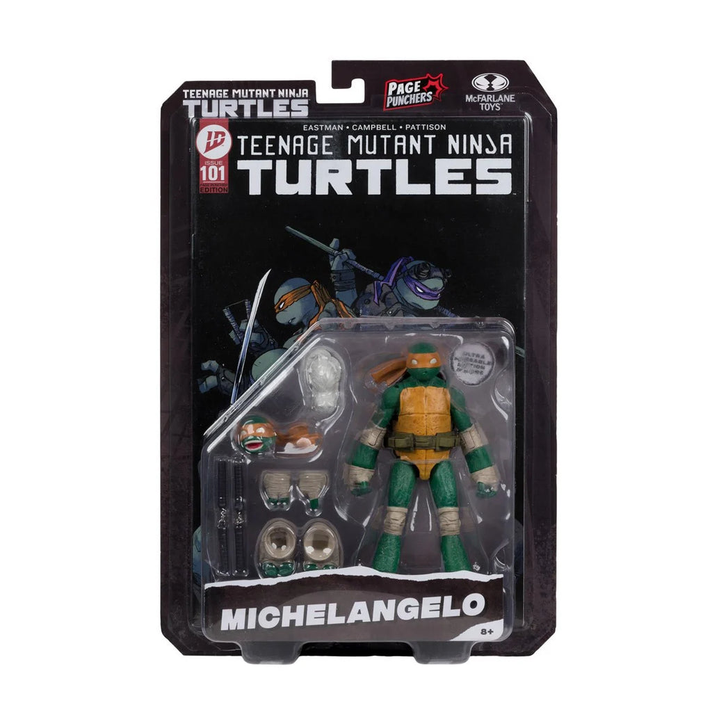 McFarlane Toys: Teenage Mutant Ninja Turtles - Page Punchers - Michelangelo with Comic [Figure]