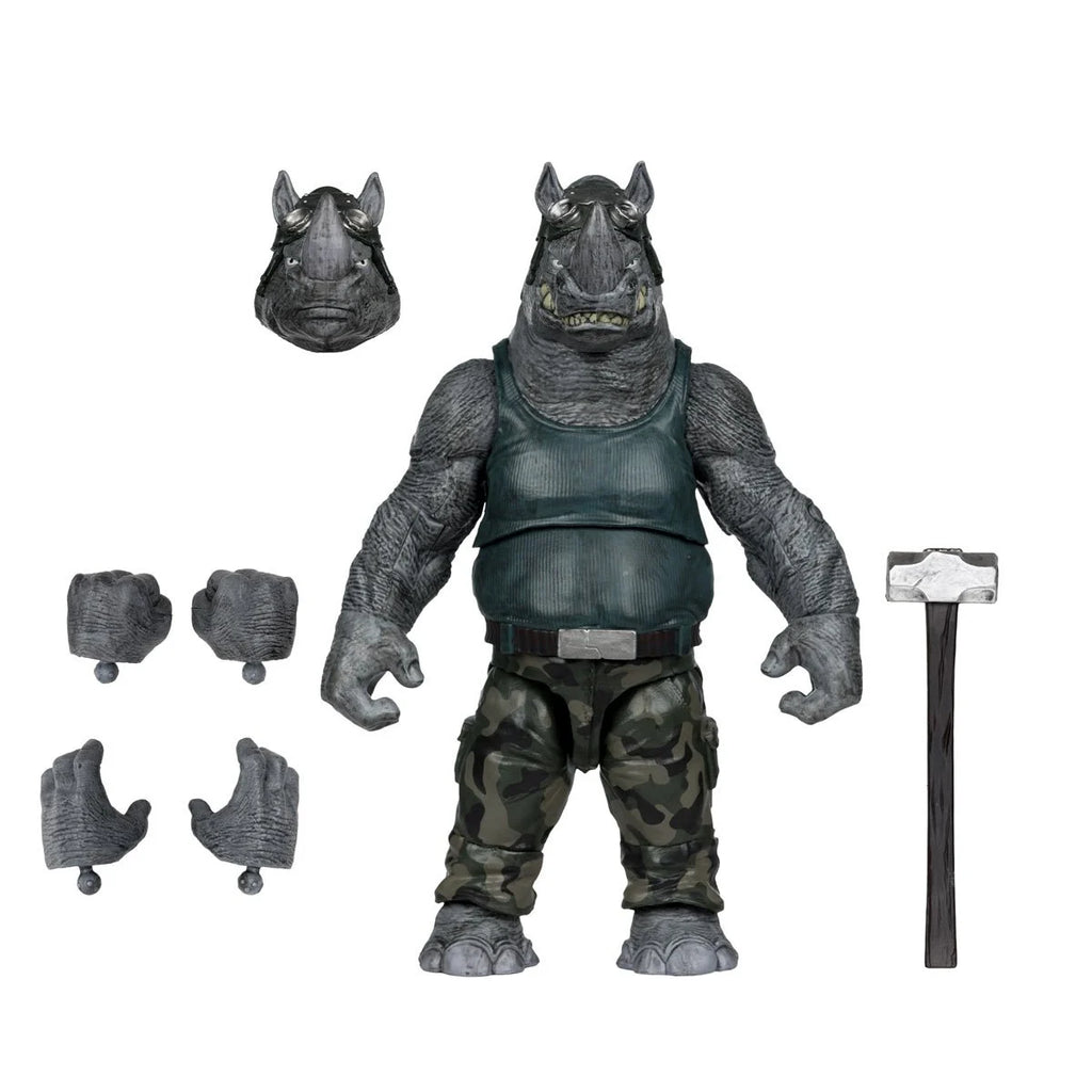McFarlane Toys: Teenage Mutant Ninja Turtles - Page Punchers - Rocksteady with Comic [Figure]
