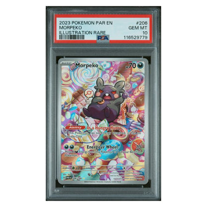 Pokemon TCG: Morpeko #206 - PSA#116529779 + Free Slab Bumper [PSA 10]