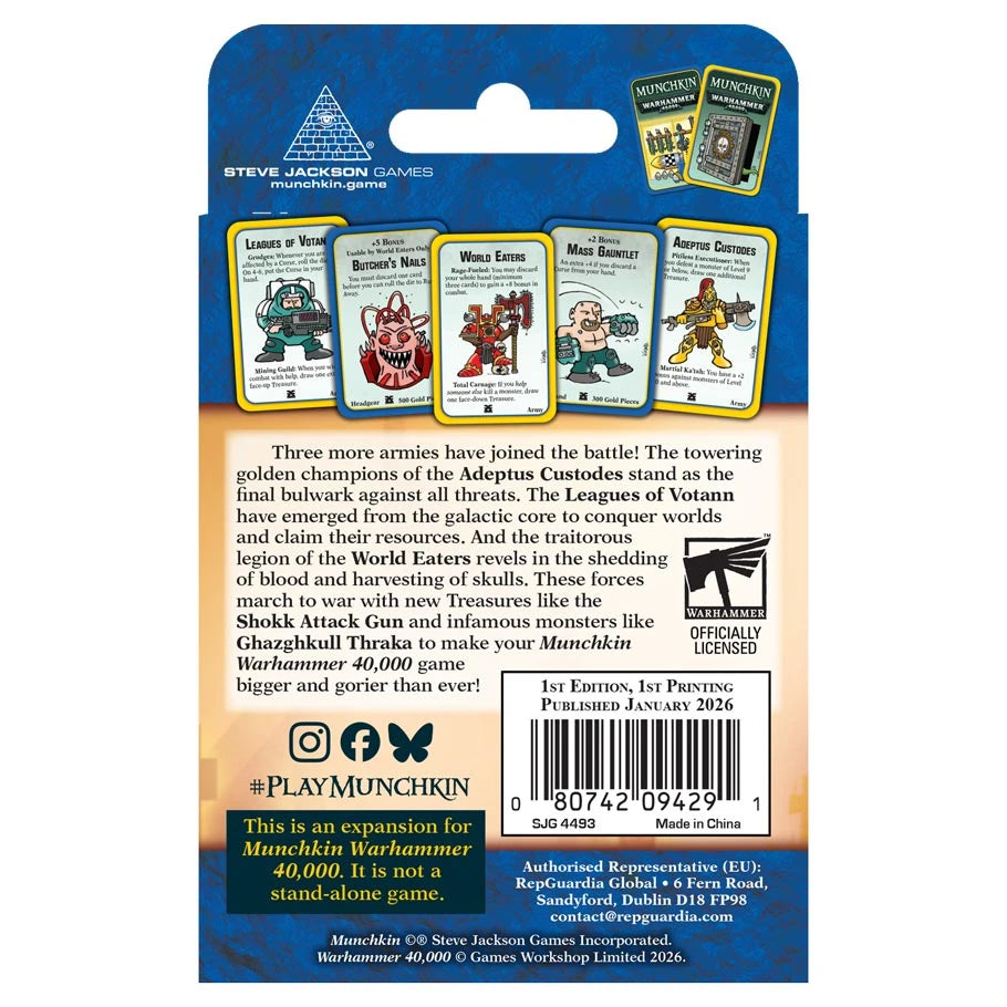 Munchkin Pathfinder: Warhammer 40,000: Grudges and Gore [Board Game]