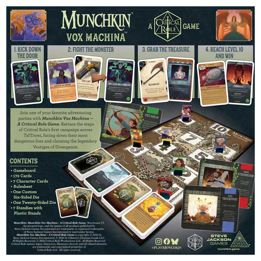 Munchkin Vox Machina: A Critical Role Game [Board Game]